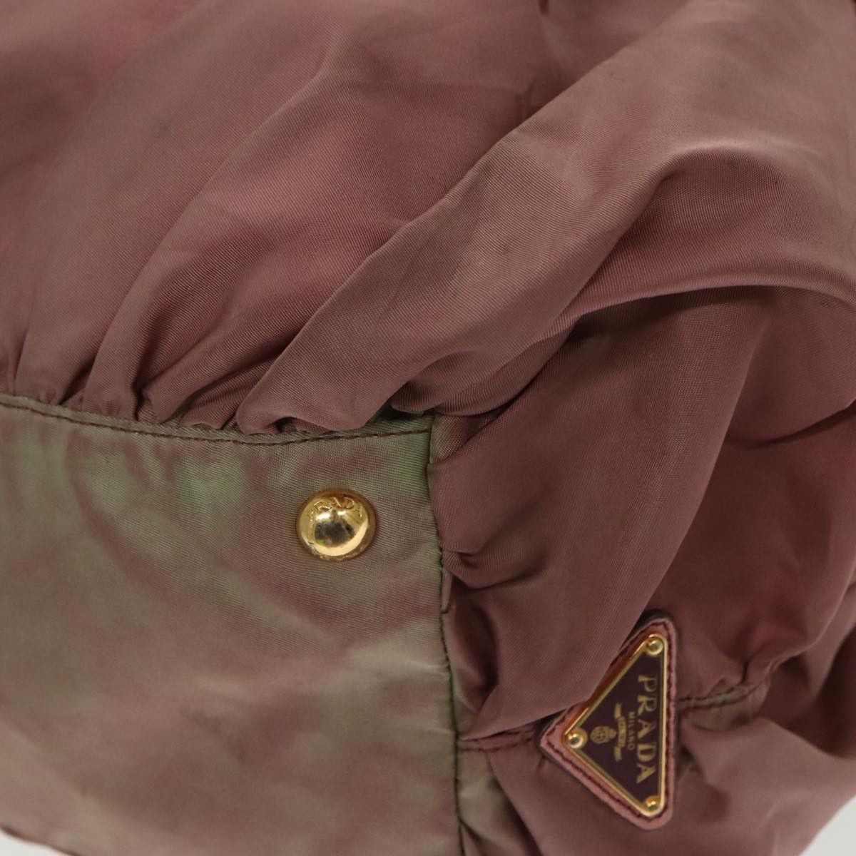 Prada Tessuto Burgundy Polyester Shoulder Bag (Pre-Owned) Size ONE SIZE - 11 Thumbnail