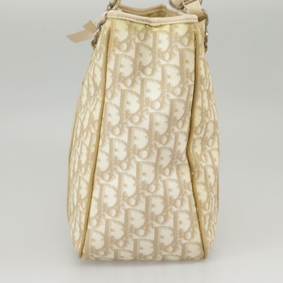Dior Romantique Beige Canvas Shoulder Bag (Pre-Owned) Size ONE SIZE - 3 Thumbnail
