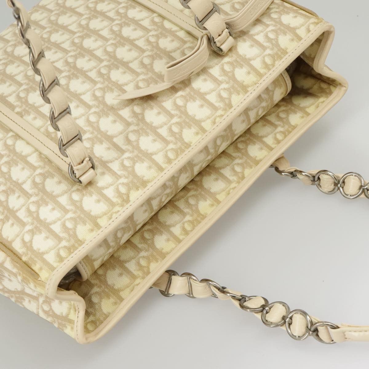 Dior Romantique Beige Canvas Shoulder Bag (Pre-Owned) Size ONE SIZE - 15 Thumbnail