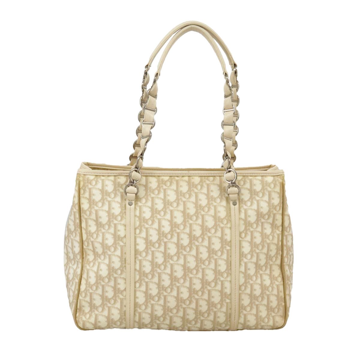 Dior Romantique Beige Canvas Shoulder Bag (Pre-Owned) Size ONE SIZE - 2 Thumbnail