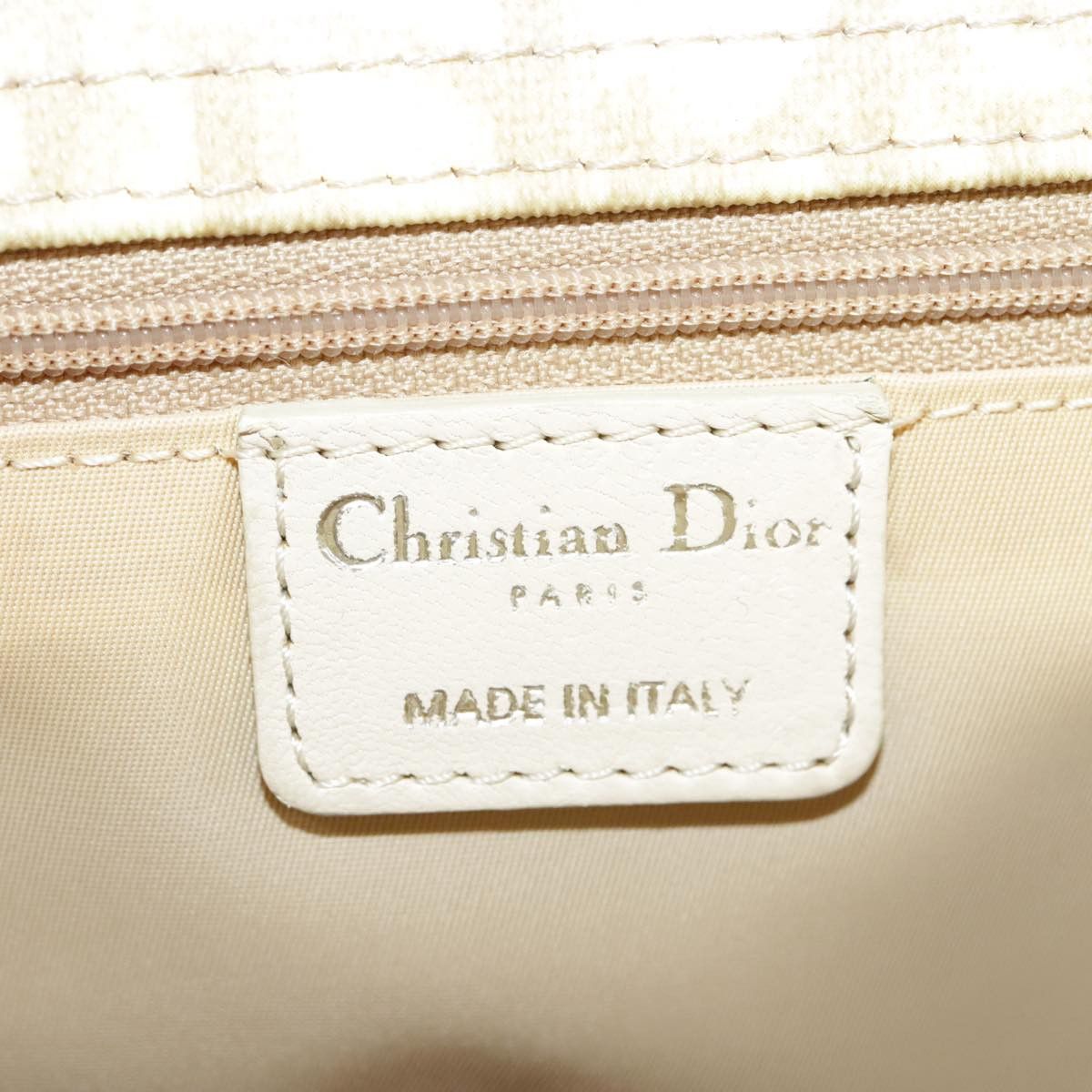 Dior Romantique Beige Canvas Shoulder Bag (Pre-Owned) Size ONE SIZE - 10 Thumbnail