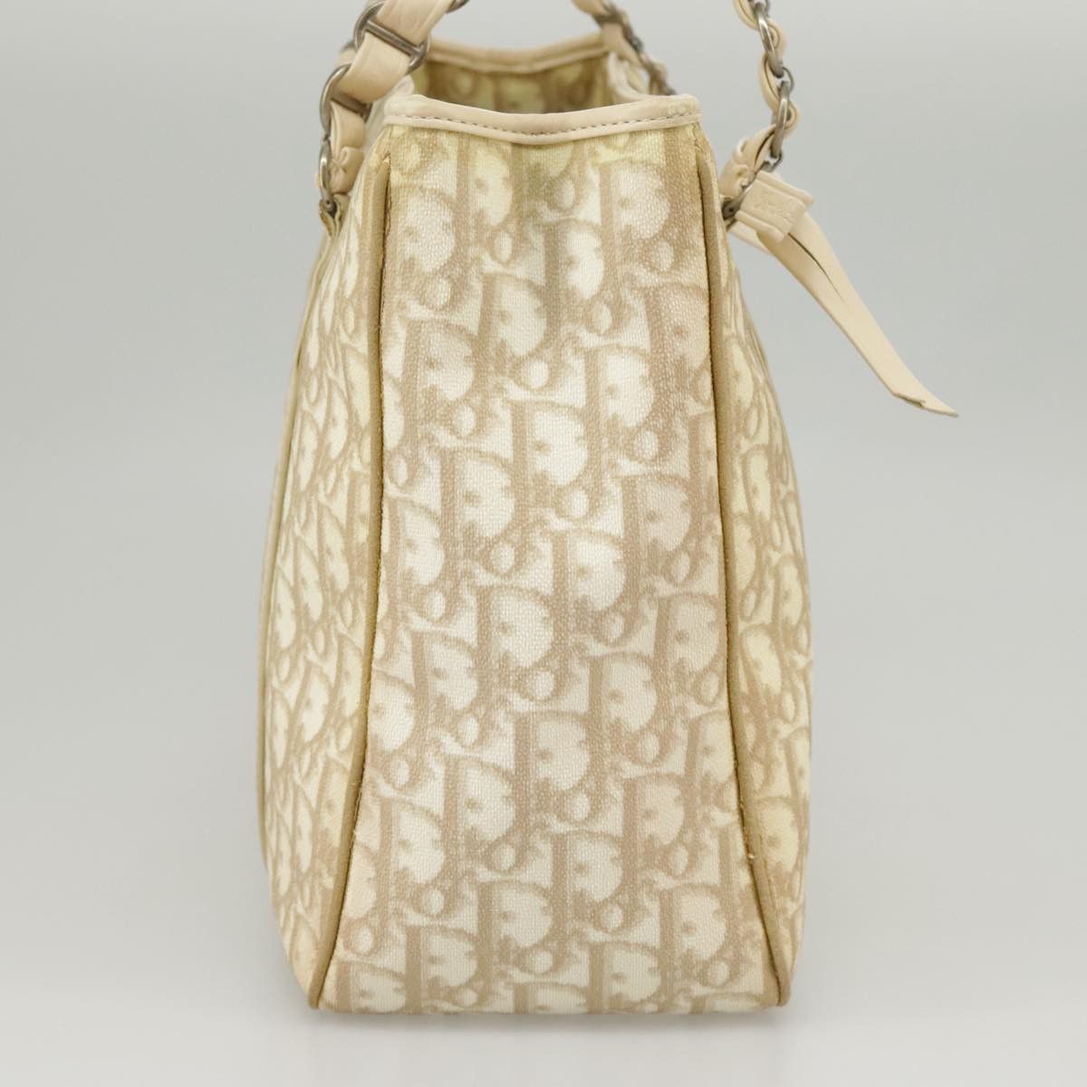 Dior Romantique Beige Canvas Shoulder Bag (Pre-Owned) Size ONE SIZE - 14 Thumbnail