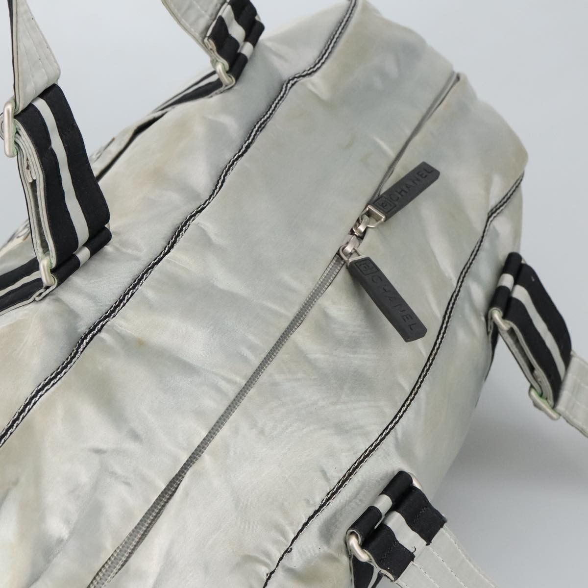 Chanel Sport Line Silver Synthetic Travel Bag (Pre-Owned) Size ONE SIZE - 12 Thumbnail
