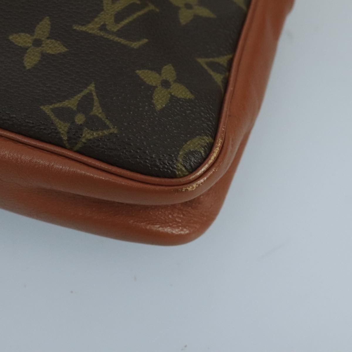 Louis Vuitton Brown Canvas Clutch Bag (Pre-Owned) Size ONE SIZE - 5 Thumbnail