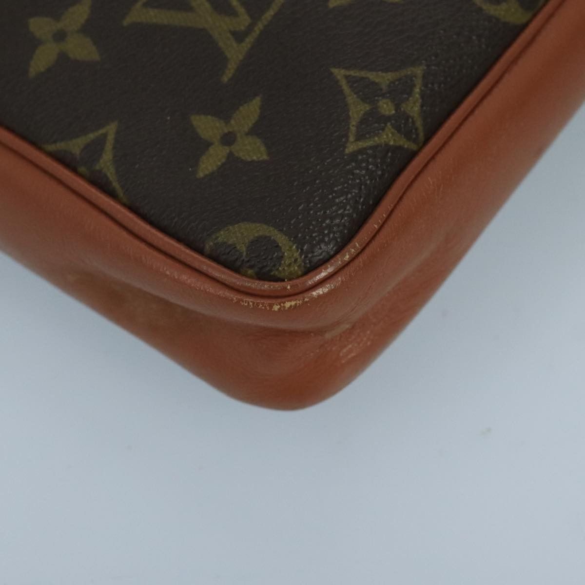 Louis Vuitton Brown Canvas Clutch Bag (Pre-Owned) Size ONE SIZE - 6 Thumbnail