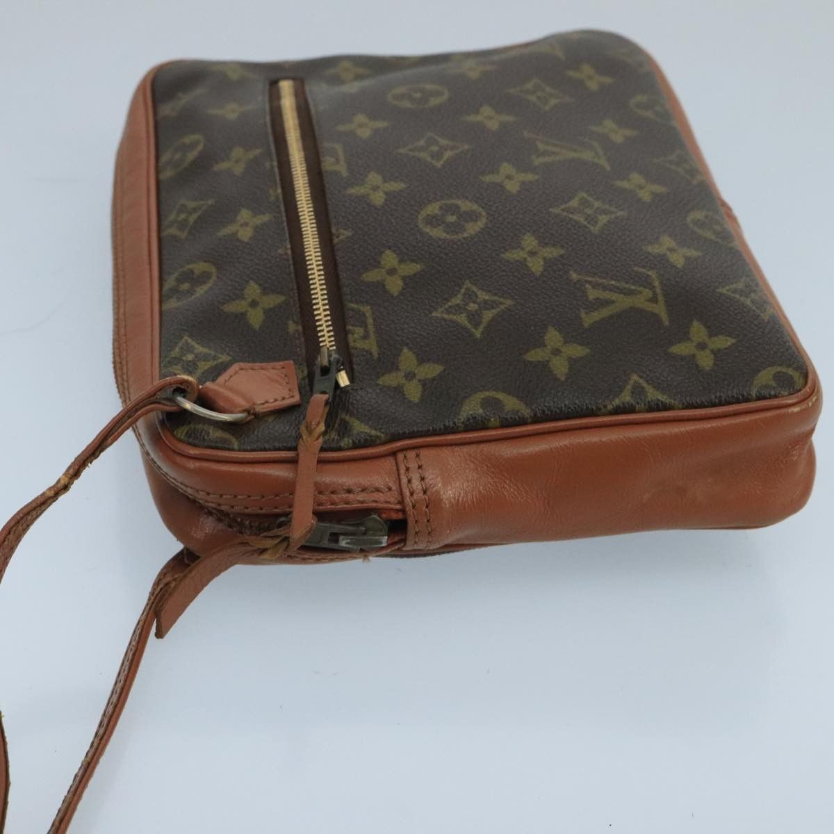 Louis Vuitton Brown Canvas Clutch Bag (Pre-Owned) Size ONE SIZE - 4 Thumbnail