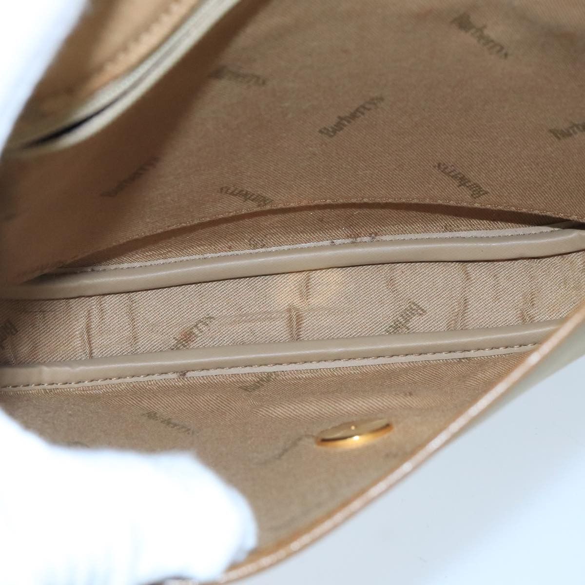Burberry Beige Canvas Shoulder Bag (Pre-Owned) Size ONE SIZE - 13 Thumbnail