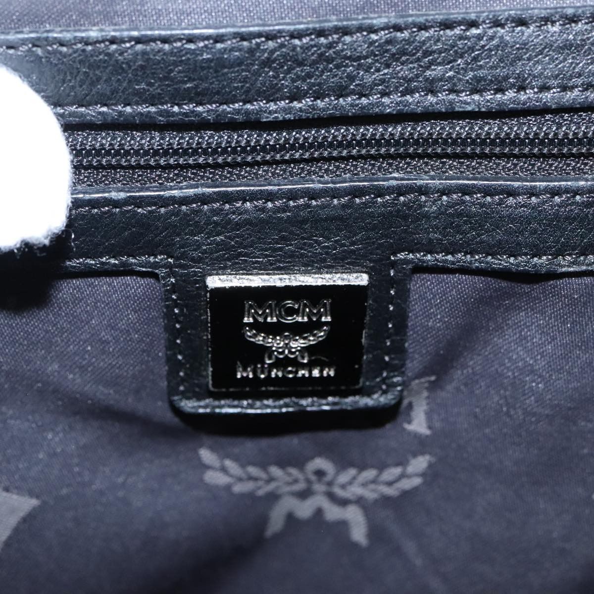 MCM Visetos Black Canvas Backpack Bag (Pre-Owned) Size ONE SIZE - 16 Thumbnail