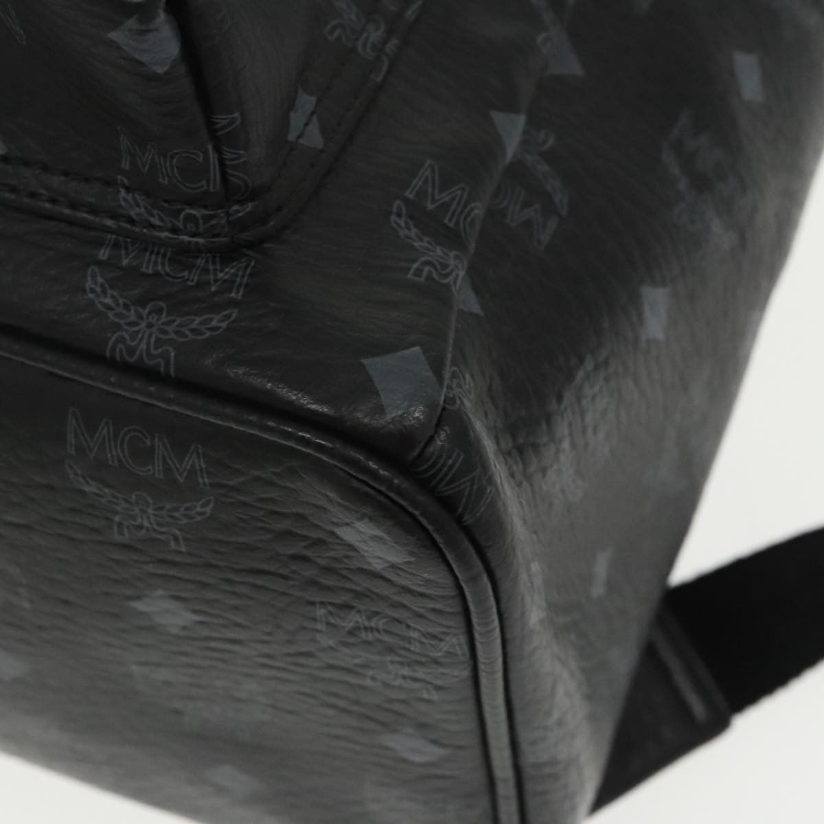 MCM Visetos Black Canvas Backpack Bag (Pre-Owned) Size ONE SIZE - 20 Thumbnail