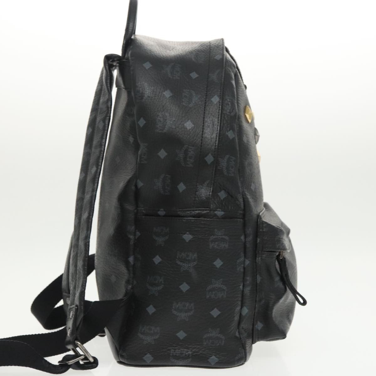 MCM Visetos Black Canvas Backpack Bag (Pre-Owned) Size ONE SIZE - 19 Thumbnail
