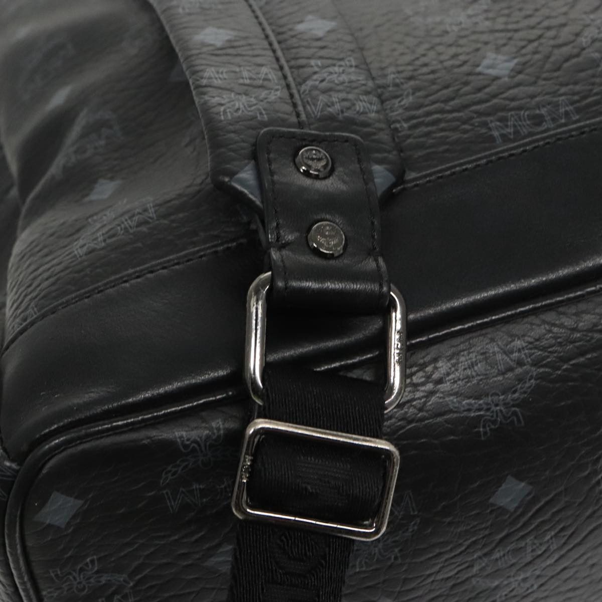 MCM Visetos Black Canvas Backpack Bag (Pre-Owned) Size ONE SIZE - 15 Thumbnail