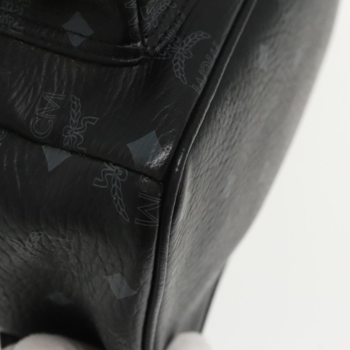 MCM Visetos Black Canvas Backpack Bag (Pre-Owned) Size ONE SIZE - 7 Thumbnail