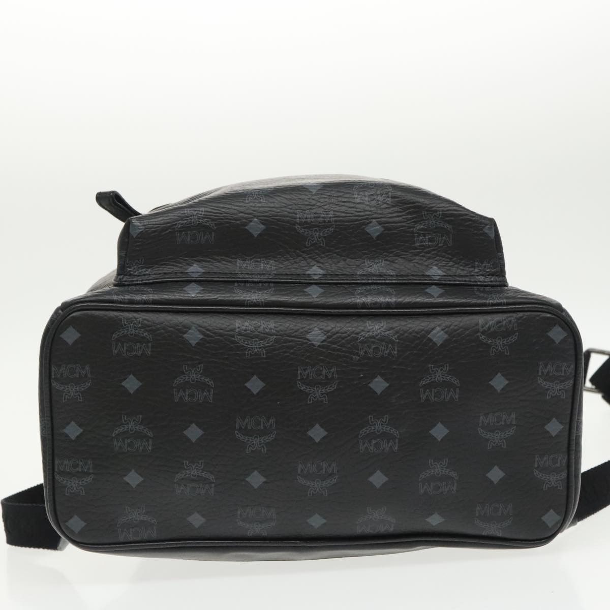MCM Visetos Black Canvas Backpack Bag (Pre-Owned) Size ONE SIZE - 6 Thumbnail