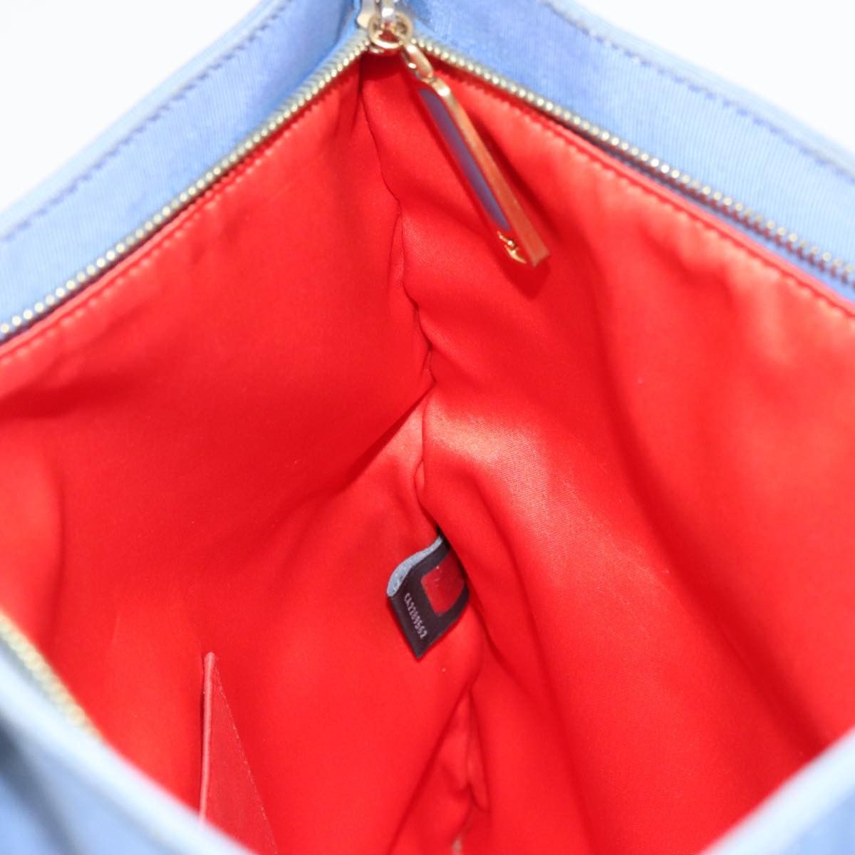 Fendi Ff Blue Canvas Clutch Bag (Pre-Owned) Size ONE SIZE - 13 Thumbnail