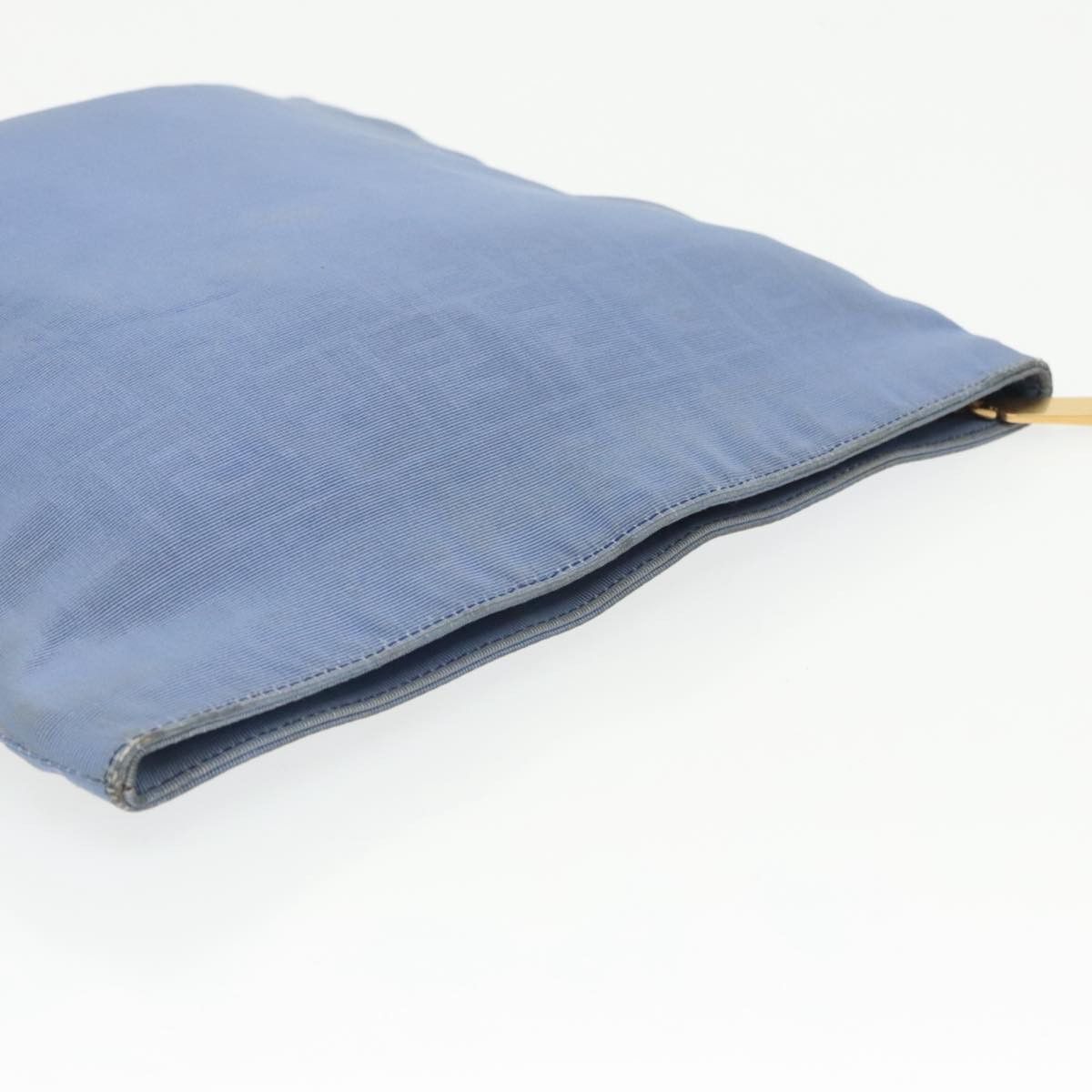 Fendi Ff Blue Canvas Clutch Bag (Pre-Owned) Size ONE SIZE - 6 Thumbnail