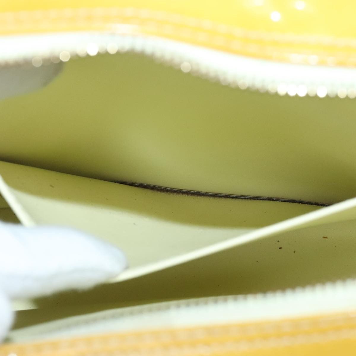 Louis Vuitton Murray Yellow Patent Leather Backpack Bag (Pre-Owned) Size ONE SIZE - 16 Thumbnail