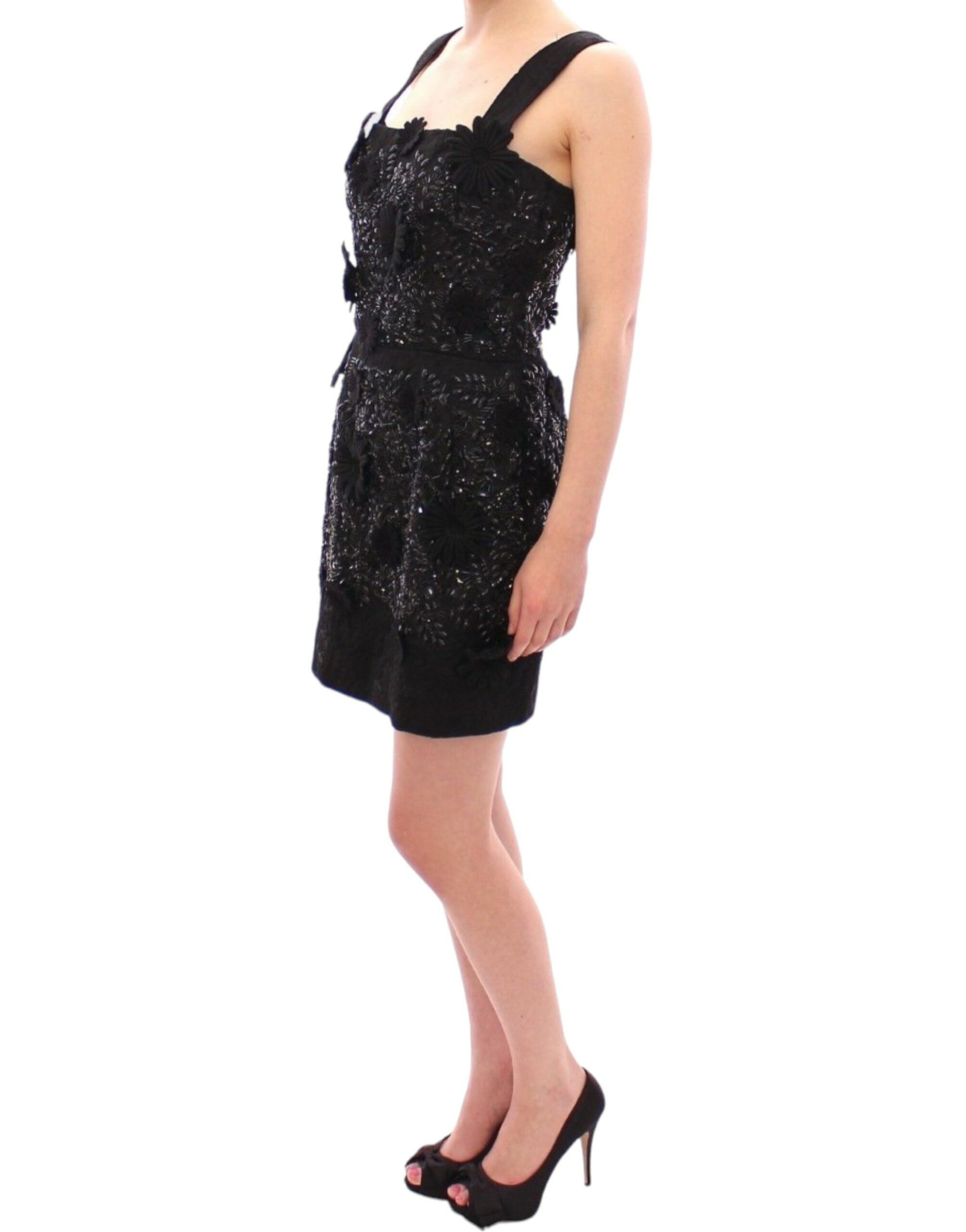 Dolce & Gabbana Elegant Sequined Mini Shift Women's Dress Size S / US 4 / IT 40 - 2 Thumbnail