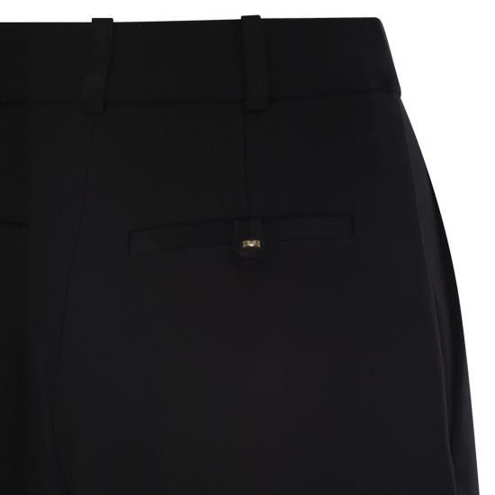 Elisabetta Franchi ELISABETTA FRANCHI Women Straight Pants PA08151E2 BLACK Size 27" / US 4 / IT 40 - 4 Thumbnail