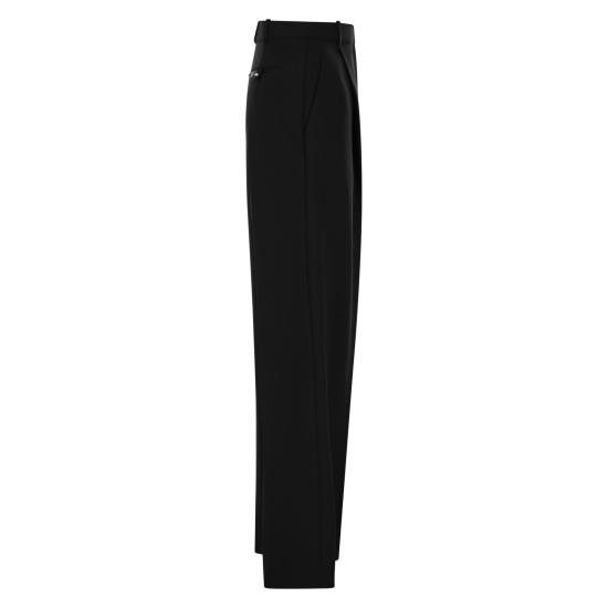 Elisabetta Franchi ELISABETTA FRANCHI Women Straight Pants PA08151E2 BLACK Size 27" / US 4 / IT 40 - 3 Thumbnail