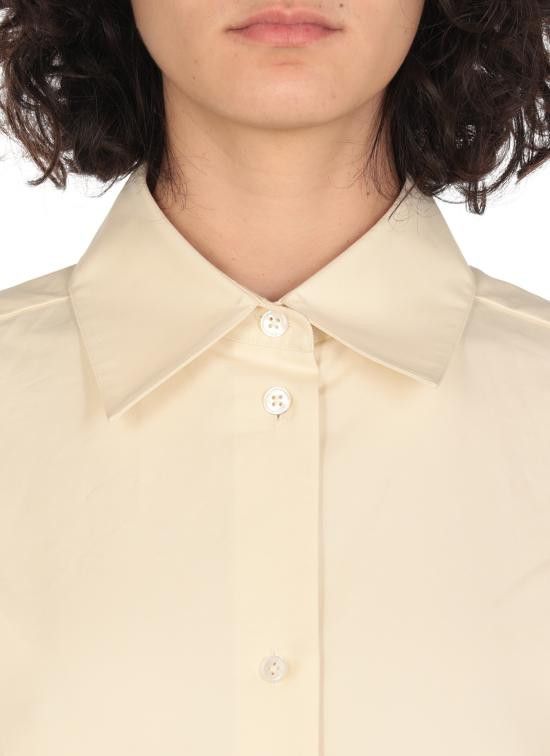 Jil Sander JIL SANDER Women Shirts J04DL0003 J45225109 Ivory Size M / US 6-8 / IT 42-44 - 5 Thumbnail