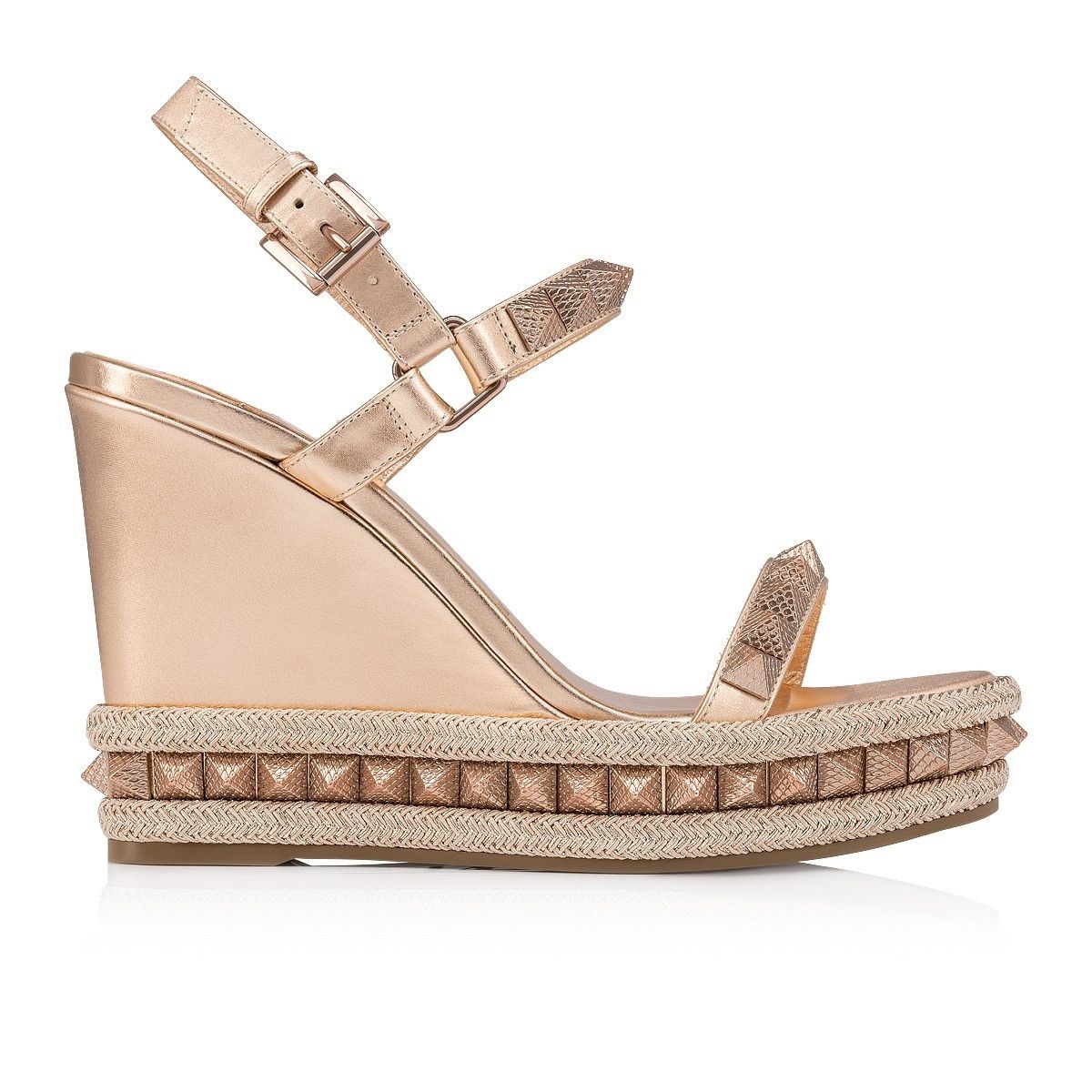 Christian Louboutin Pyraclou 110mm in gold Size US 10 / IT 40 - 2 Thumbnail