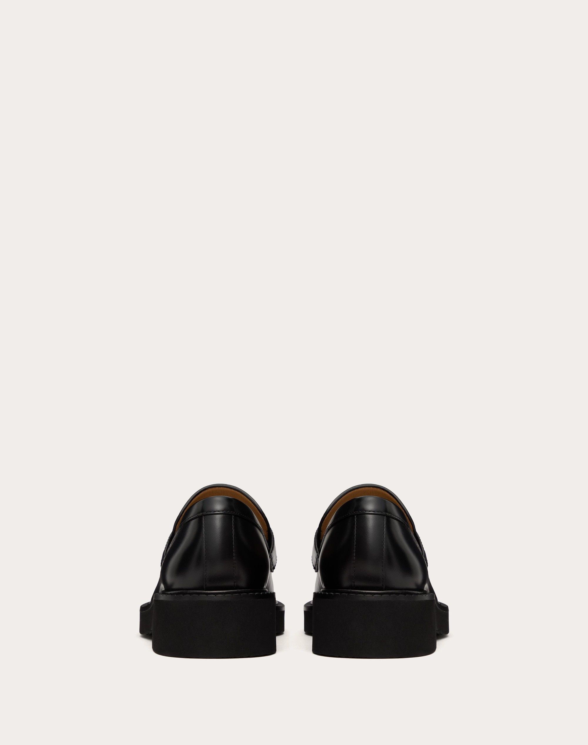 Valentino Vlogo Leather Loafer Shoes in black Size US 5 / IT 35 - 3 Thumbnail