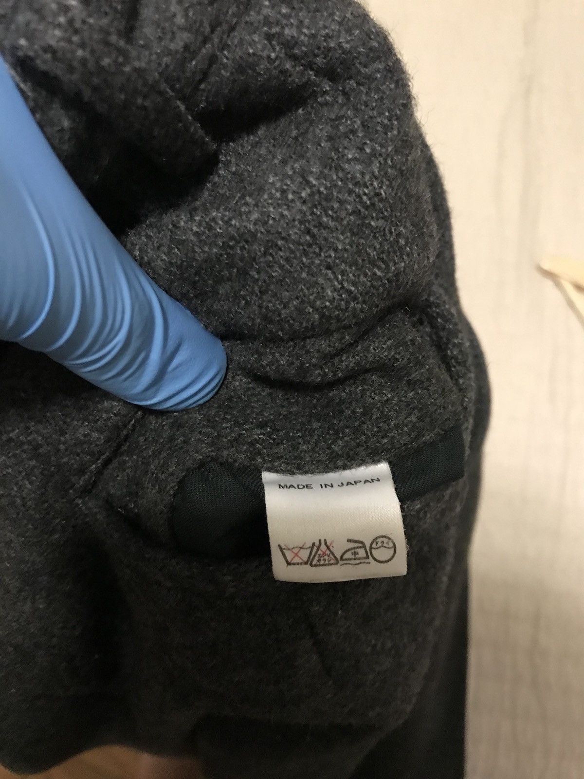 Y's for Men × Yohji Yamamoto Y’s For Men Thick Grey Wool Trouser Size 38R - 4 Thumbnail