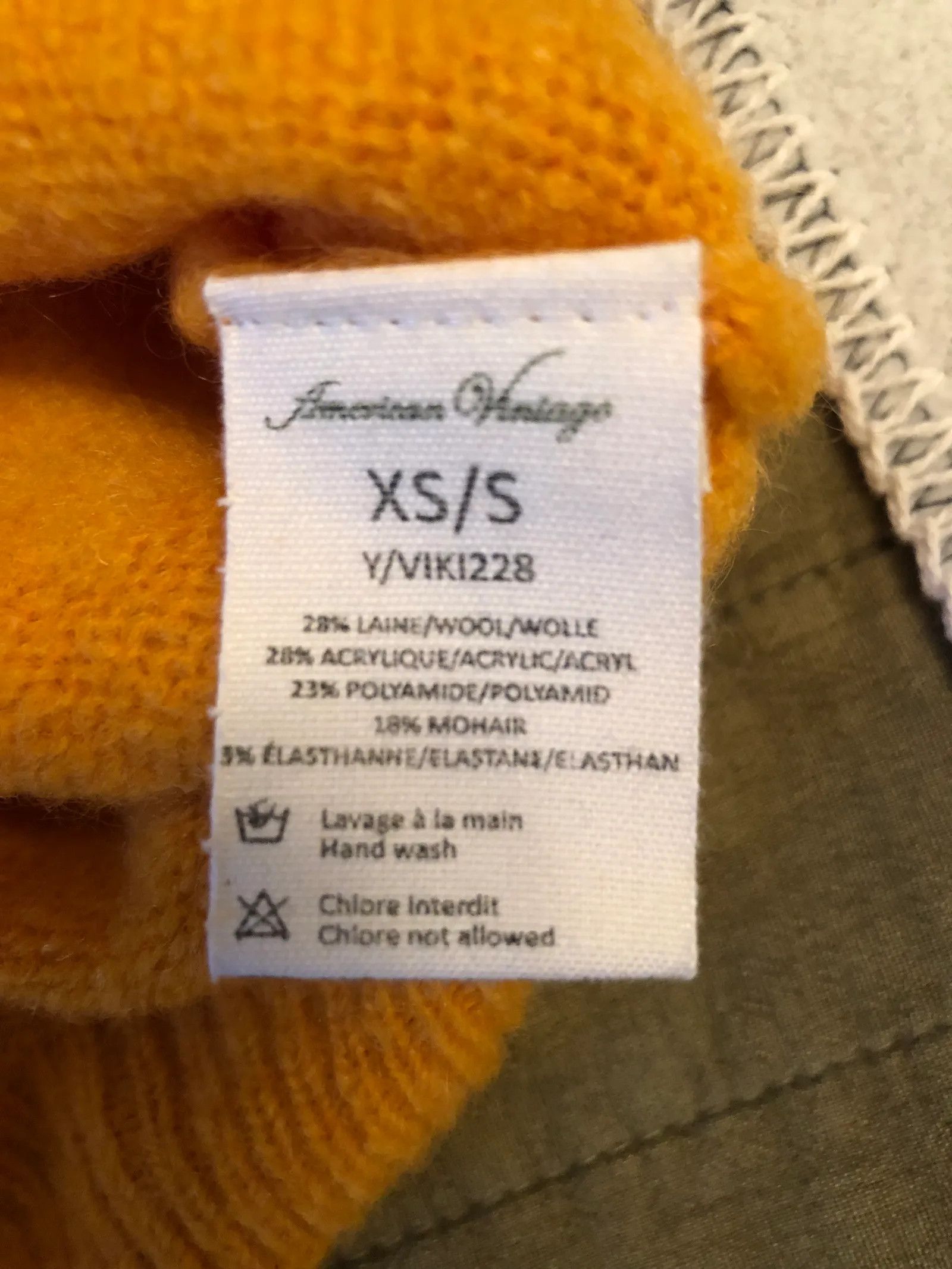 Vintage American Vintage Sweater Size XS / US 0-2 / IT 36-38 - 3 Thumbnail