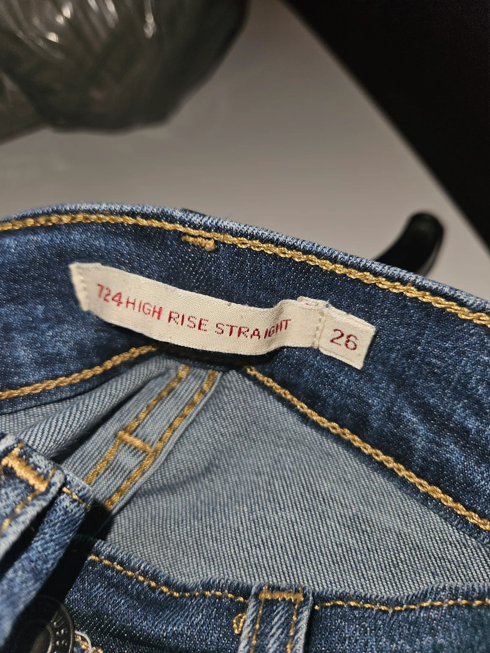 Levi's Levi's 724 high rise straight Jeans Size 26" / US 2 / IT 38 - 2 Thumbnail