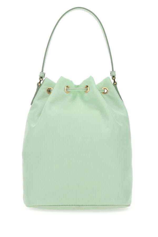 Prada Pastel Green Re-Nylon Bucket Bag Size ONE SIZE - 5 Thumbnail
