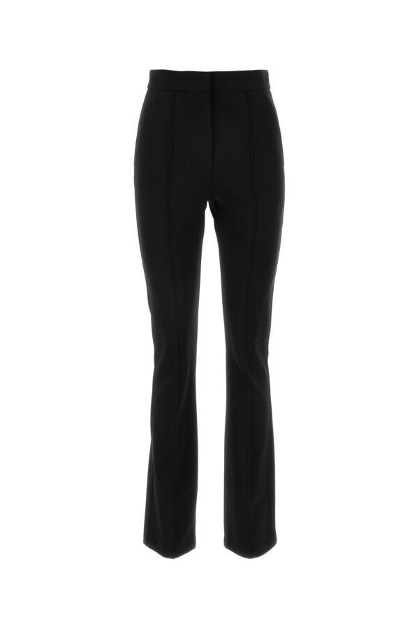 Max Mara Black Viscose Blend Lari Pant Size 24" / US 00 / IT 34 - 3 Thumbnail