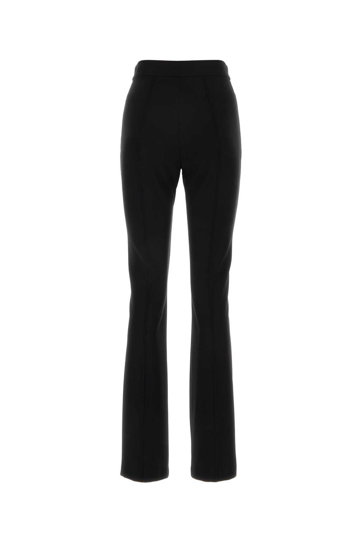 Max Mara Black Viscose Blend Lari Pant Size 24" / US 00 / IT 34 - 2 Thumbnail