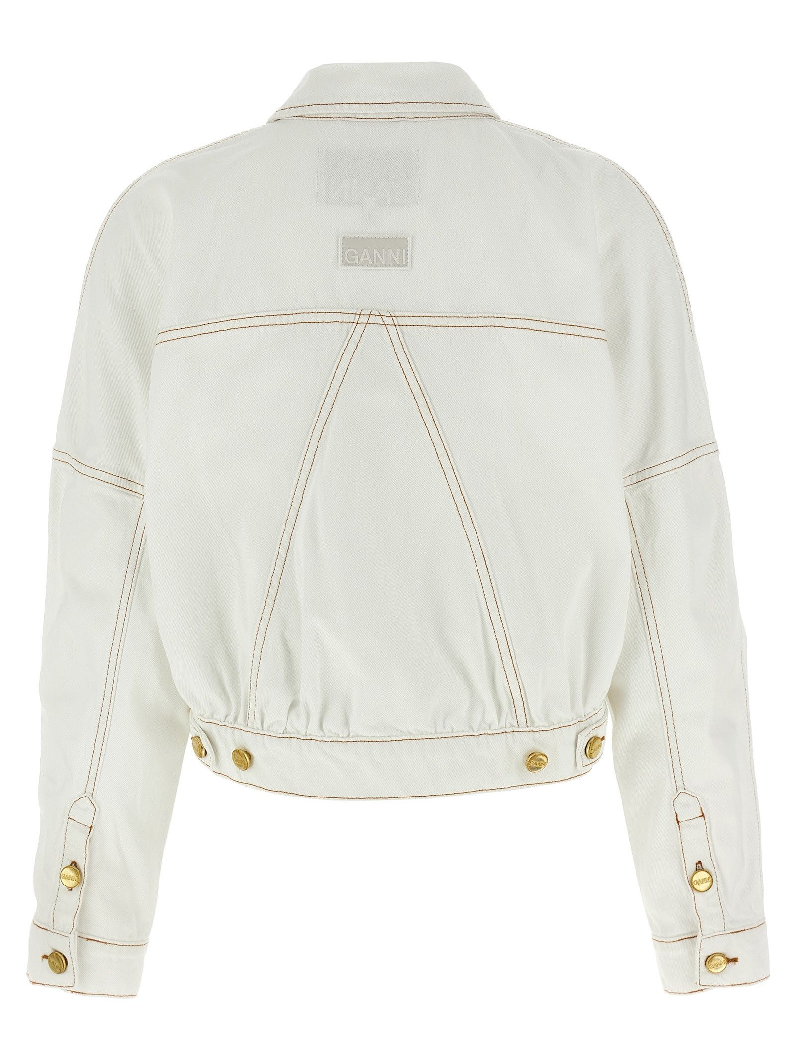 Ganni Denim Jacket Size XS / US 0-2 / IT 36-38 - 2 Thumbnail