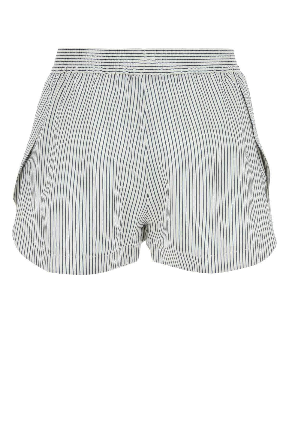 Stella McCartney Embroidered Silk Shorts Size 28" / US 6 / IT 42 - 2 Thumbnail