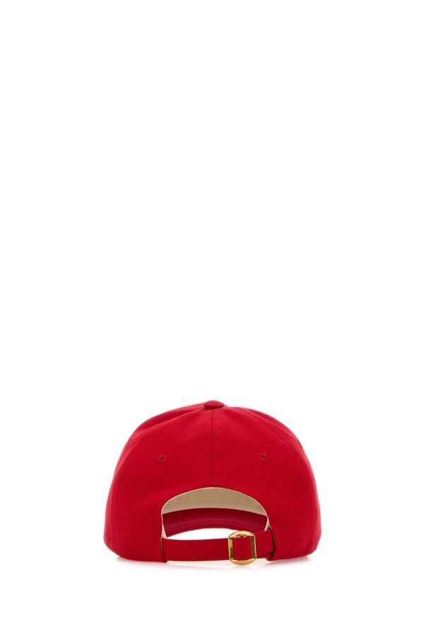 Valentino Red Cotton Baseball Cap Size ONE SIZE - 5 Thumbnail