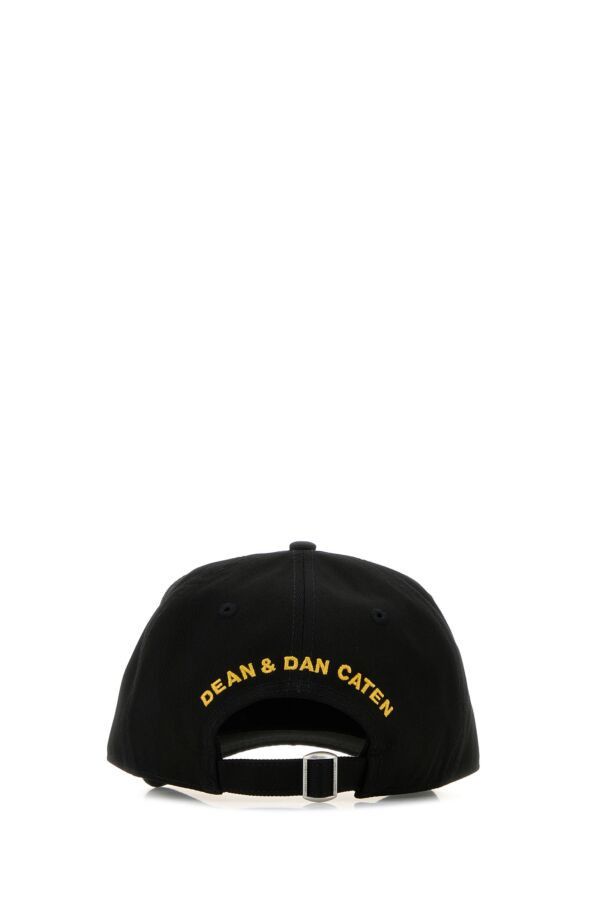 Dsquared2 Black Cotton Baseball Cap Size ONE SIZE - 5 Thumbnail