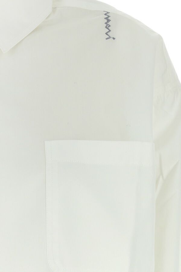 Marni White Poplin Shirt Size S / US 4 / IT 40 - 5 Thumbnail