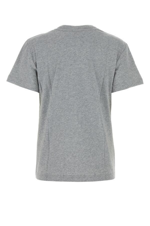 A.P.C. Melange Grey Cotton T-Shirt Size XL / US 12-14 / IT 48-50 - 4 Thumbnail