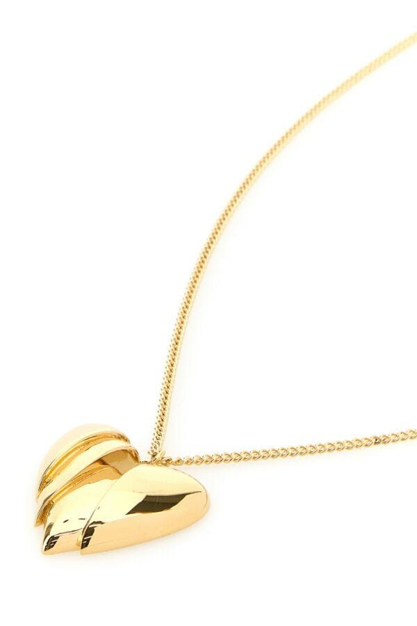 Amina Muaddi Heartbreaker Necklace Gold Base Size ONE SIZE - 4 Thumbnail