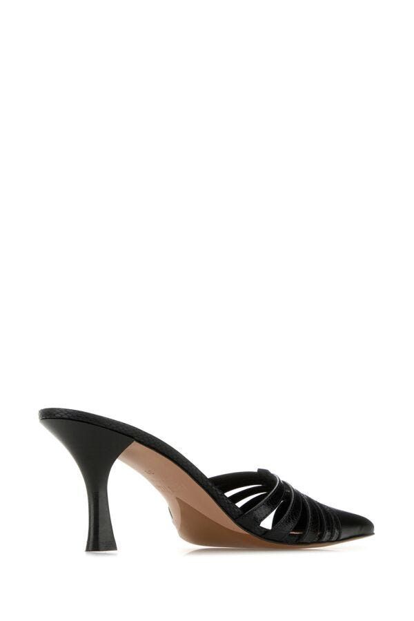 Paris Texas Black Leather Nadia Mules Size US 7 / IT 37 - 5 Thumbnail
