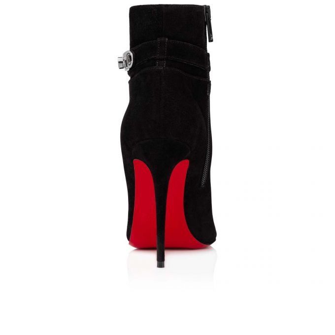 Christian Louboutin Lock So Kate Booty 100mm Black Size US 5 / IT 35 - 3 Thumbnail