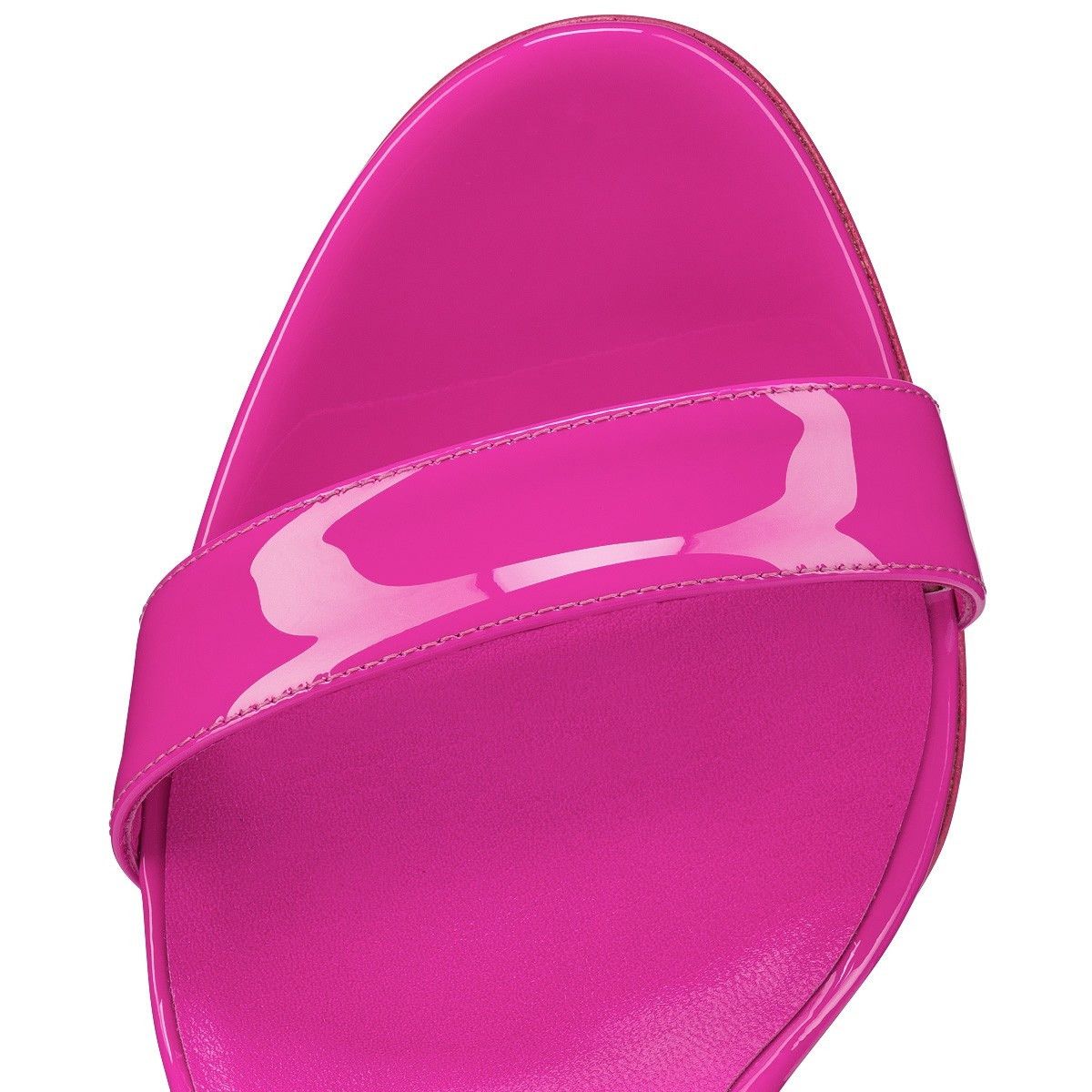Christian Louboutin Zeppa Chick 85mm Fuchsia Size US 5 / IT 35 - 4 Thumbnail