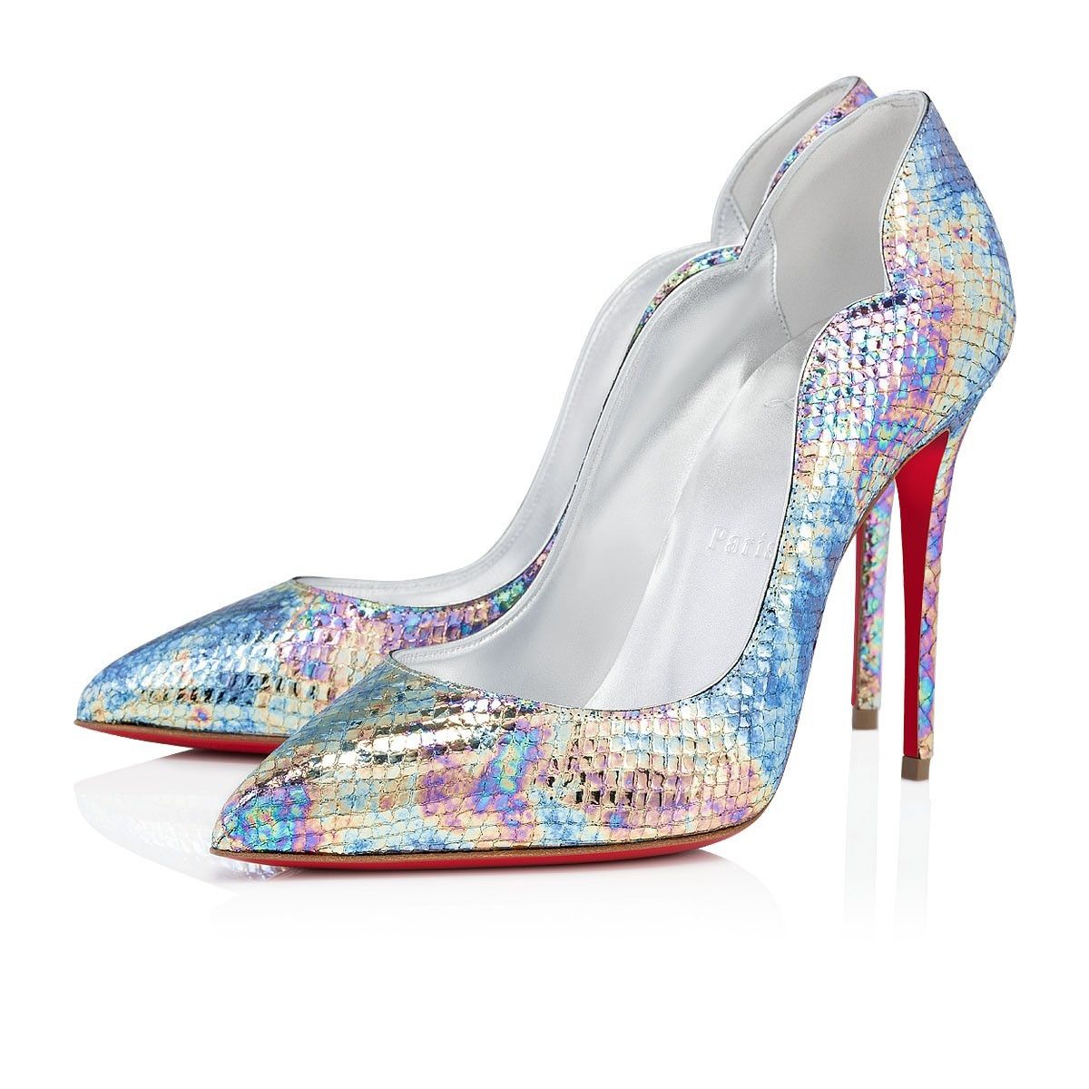 Christian Louboutin Hot Chick 100mm Aurore Boréale Size US 6 / IT 36 - 2 Thumbnail