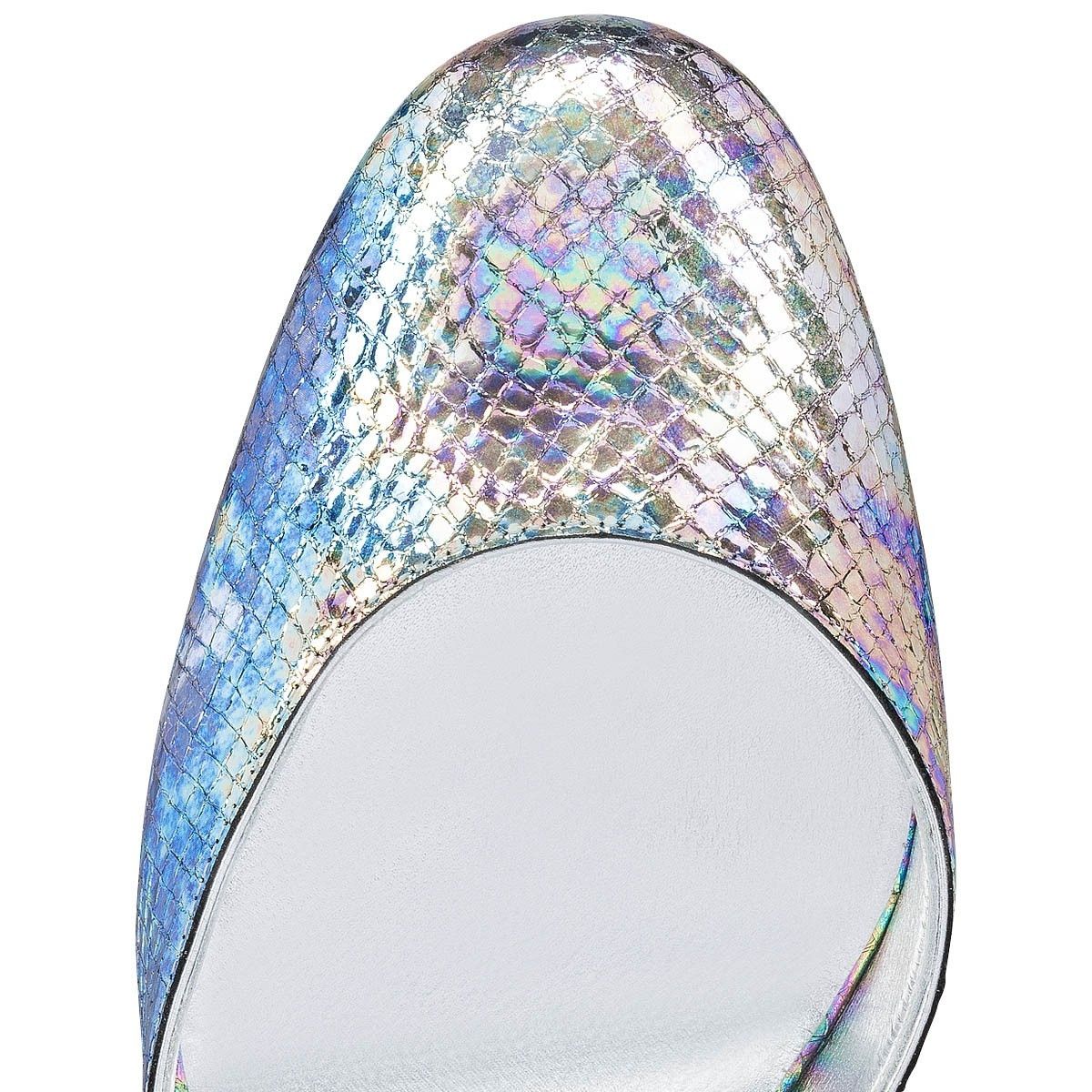 Christian Louboutin Cassandrinetta Alta 120mm Aurore Boréale Size US 10 / IT 40 - 4 Thumbnail