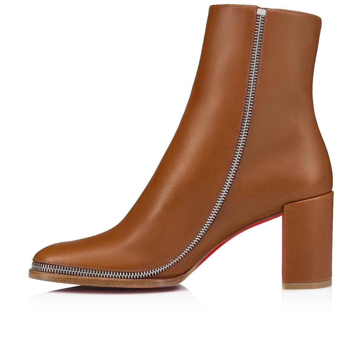 Christian Louboutin CL Zip Booty 55mm Brown Size US 11 / IT 41 - 5 Thumbnail