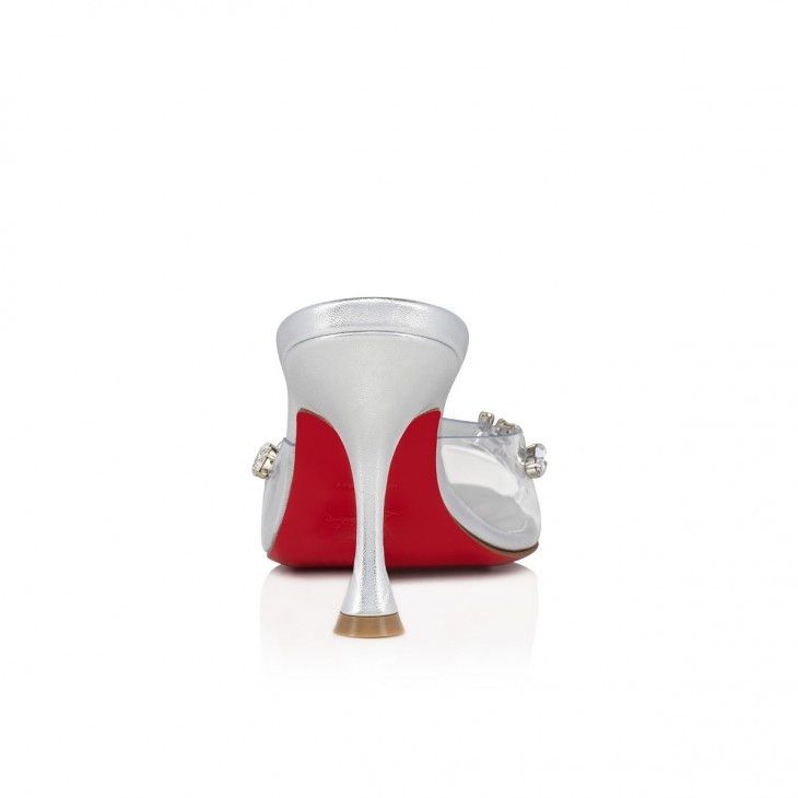 Christian Louboutin Degraqueen Silver Size US 9 / IT 39 - 4 Thumbnail