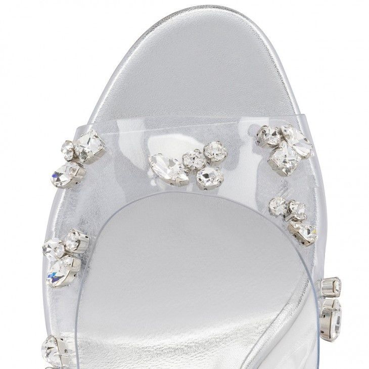 Christian Louboutin Degraqueen Silver Size US 11 / IT 41 - 5 Thumbnail