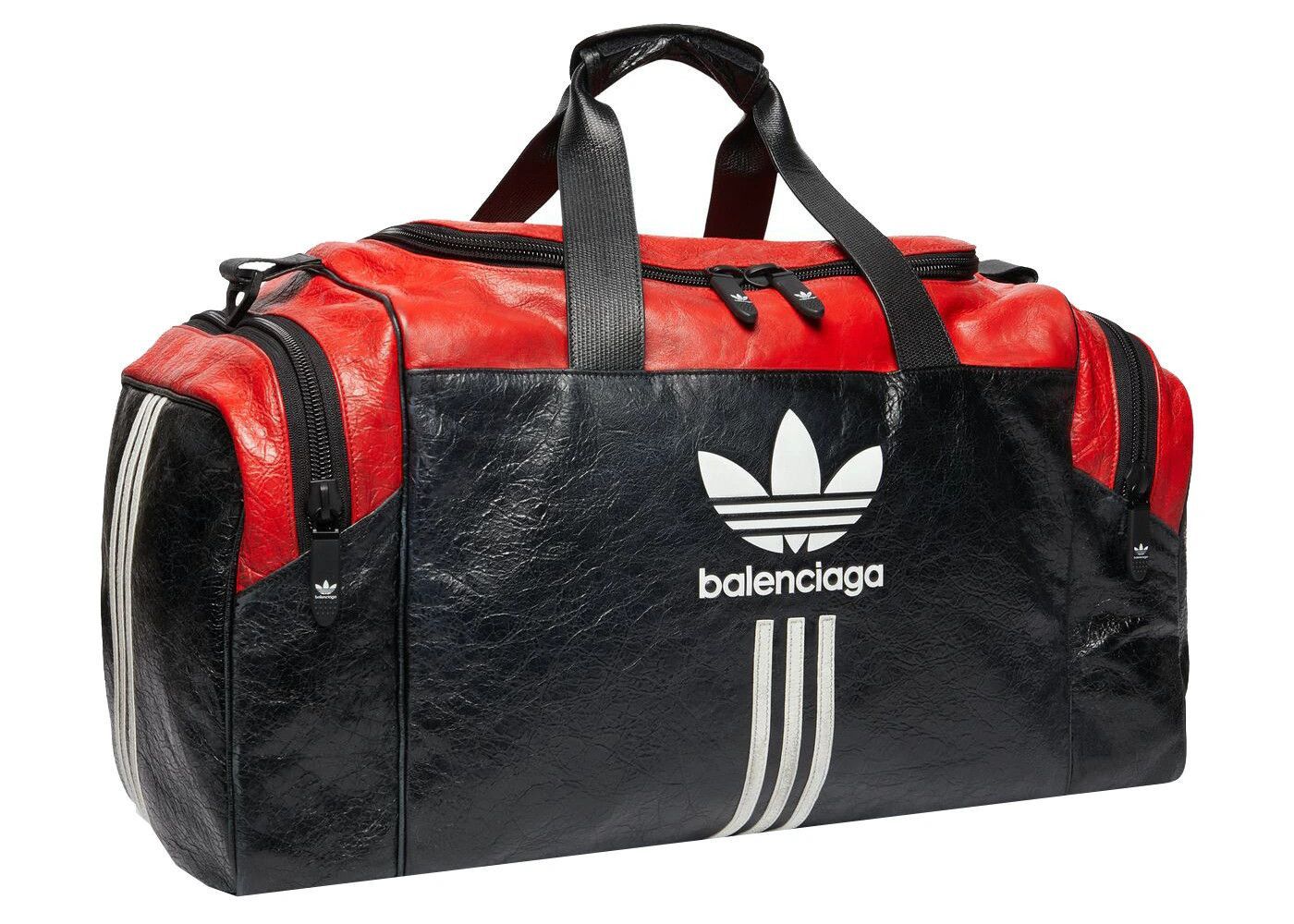 Balenciaga $3.5K VALUE LIMITED TIME SPECIAL OFFER Gym Leather Bag in Black/Red Size ONE SIZE - 3 Thumbnail