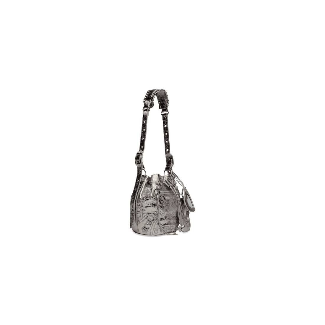 Balenciaga Cagole XS Bucket Bag in silver Size ONE SIZE - 2 Thumbnail