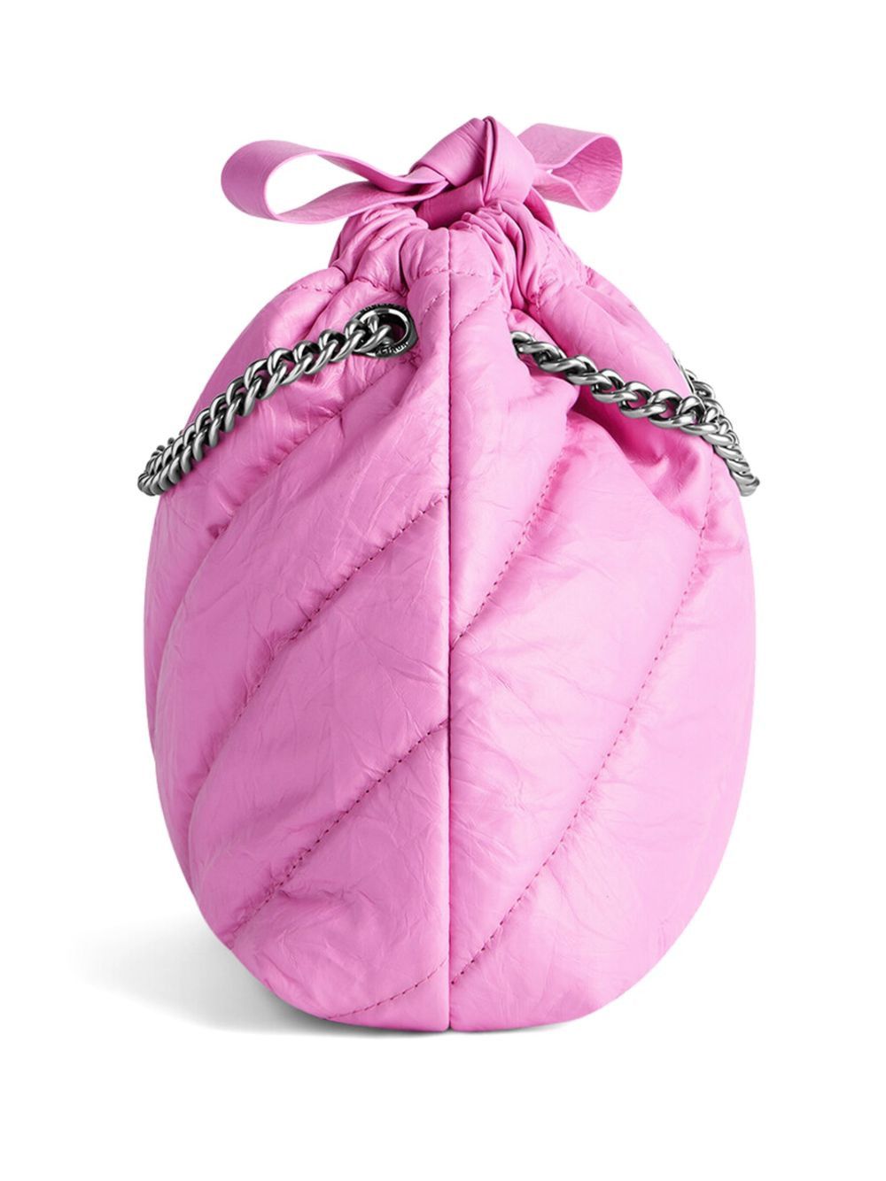 Balenciaga Crush XS Tote Bag Quilted in pink Size ONE SIZE - 2 Thumbnail